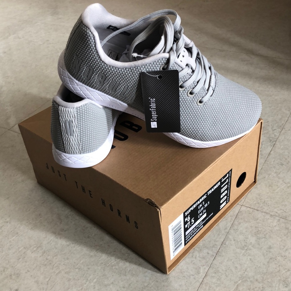 NWT Arctic Grey/White NoBull Project Trainers